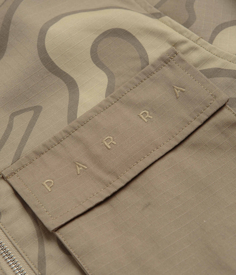 by Parra Fruit Tree Camo Shirt in Tan