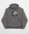 by Parra Get On The Donkey Hoodie in Washed Grey
