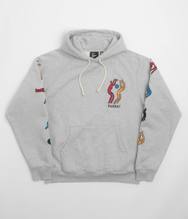 by Parra La Chambre Nuit Hoodie in Heather Grey