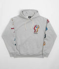 by Parra La Chambre Nuit Hoodie in Heather Grey