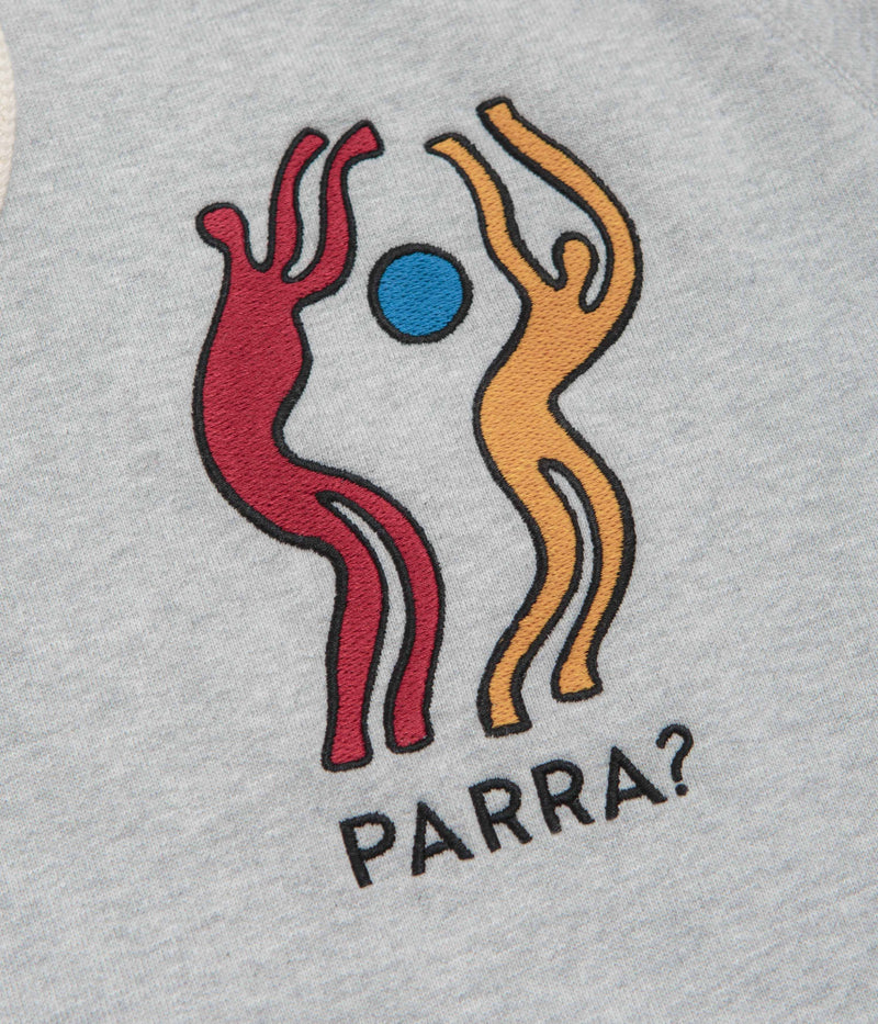 by Parra La Chambre Nuit Hoodie in Heather Grey