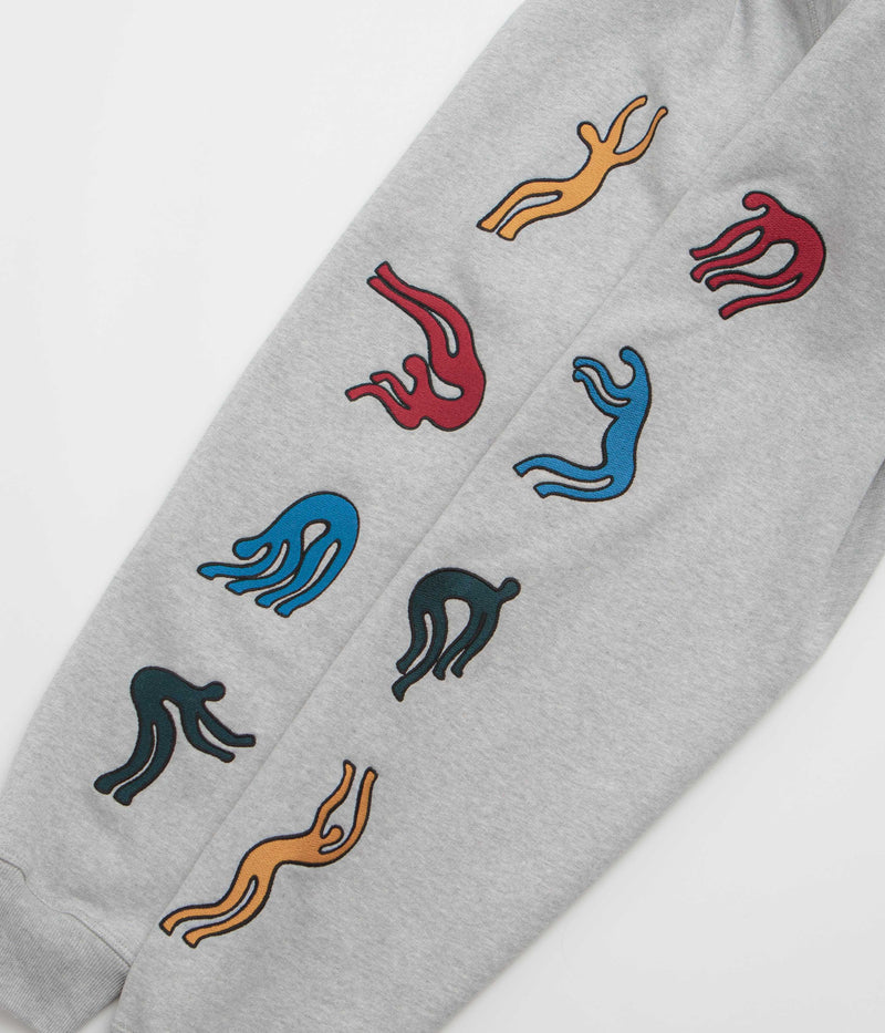 by Parra La Chambre Nuit Hoodie in Heather Grey