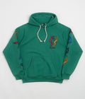 by Parra La Chambre Nuit Hoodie in Washed Green