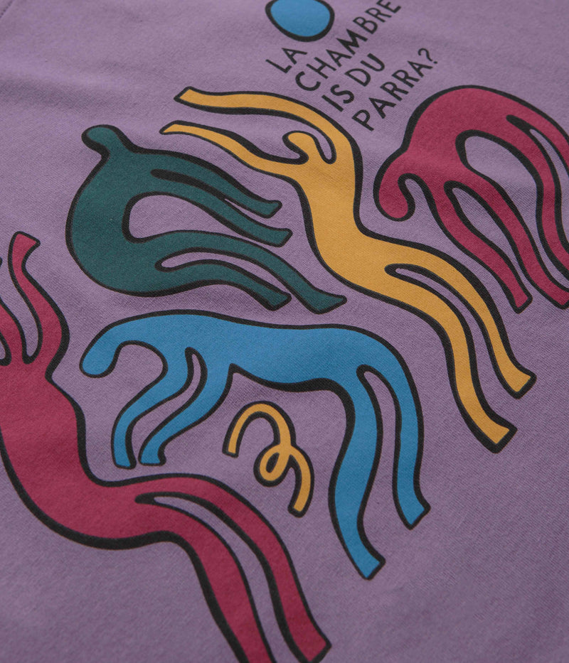 by Parra La Chambre Nuit T-Shirt in Purple