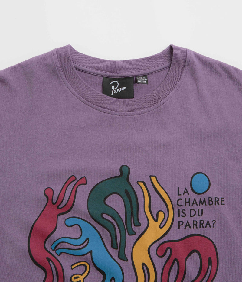 by Parra La Chambre Nuit T-Shirt in Purple