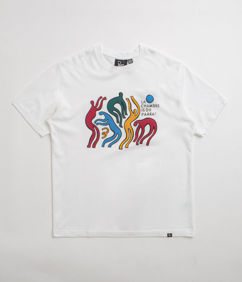 by Parra La Chambre Nuit T-Shirt in White