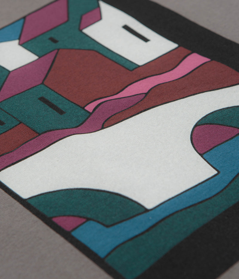 by Parra Leaving You T-Shirt in Anthracite