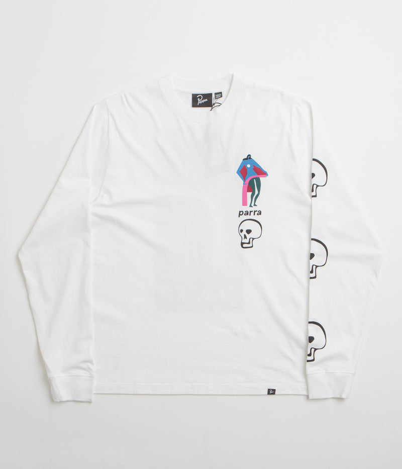 by Parra Lowering The Bar Long Sleeve T-Shirt in White