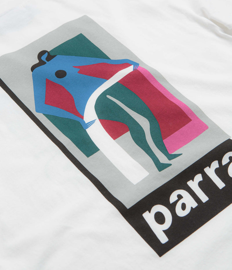 by Parra Lowering The Bar Long Sleeve T-Shirt in White