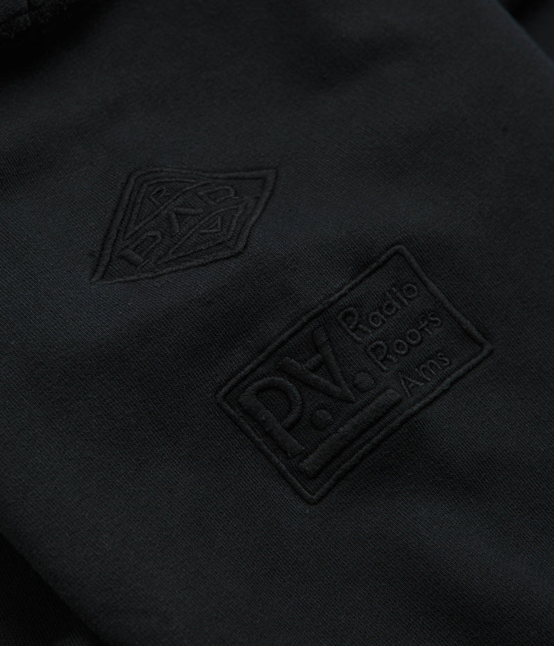 by Parra Media Training Quarter Zip Sweatshirt in Black