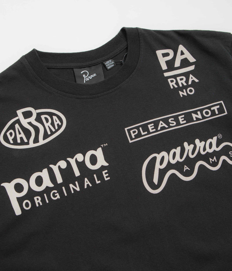 by Parra Media Training T-Shirt in Black