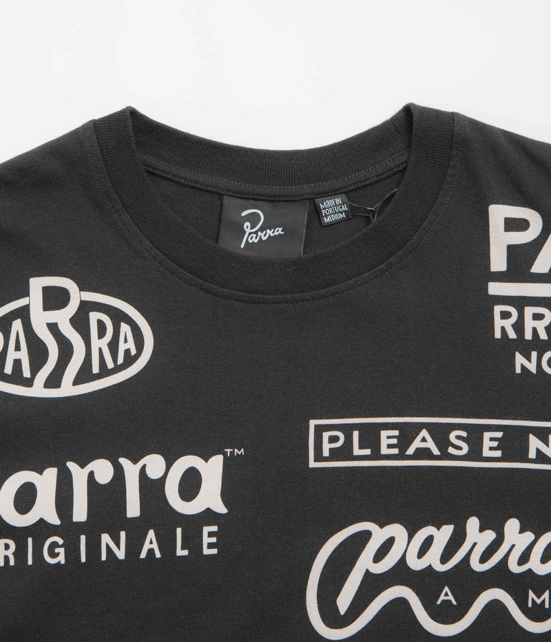 by Parra Media Training T-Shirt in Black