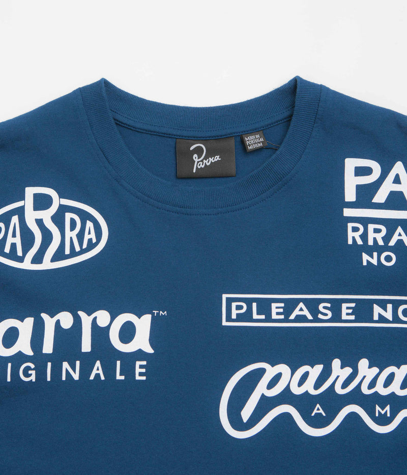 by Parra Media Training T-Shirt in Blue