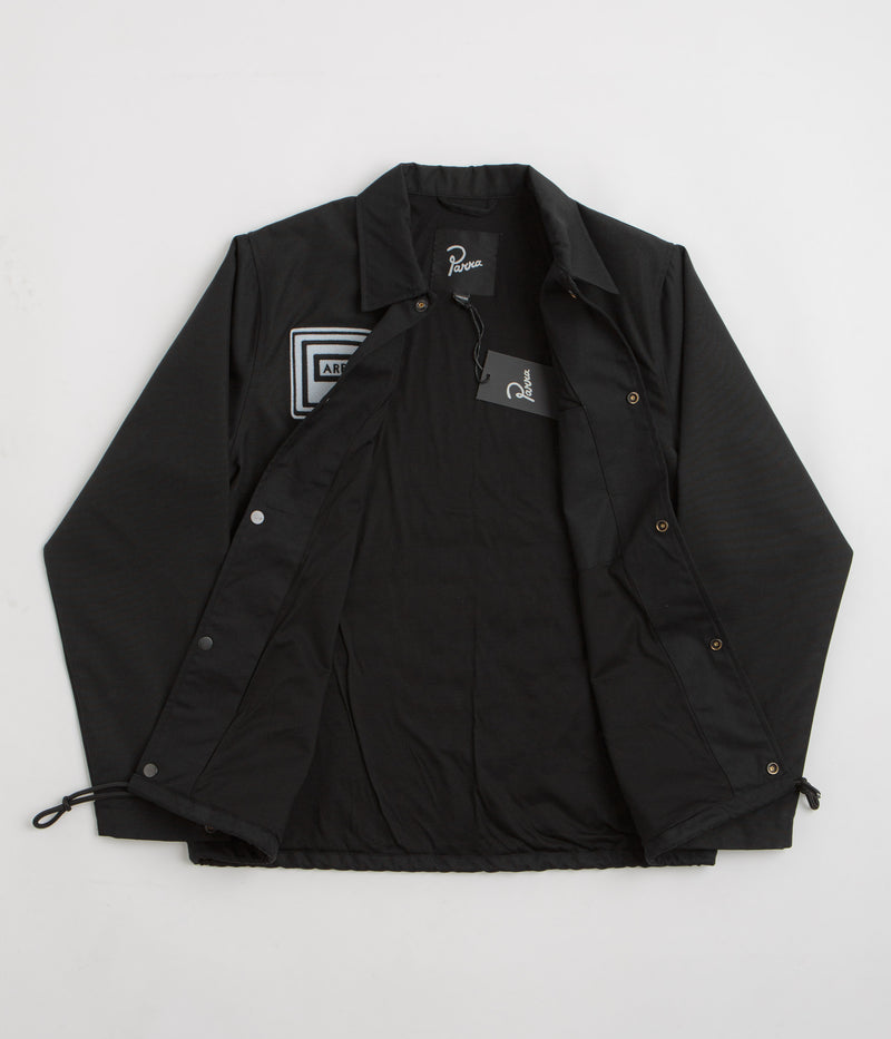 by Parra Midnight Surprise Coach Jacket in Black