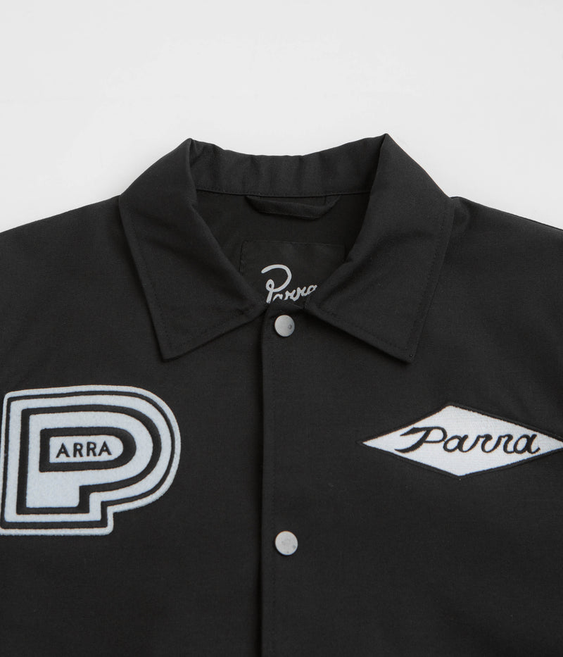 by Parra Midnight Surprise Coach Jacket in Black