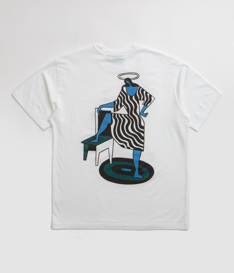 by Parra No Regrets T-Shirt in White