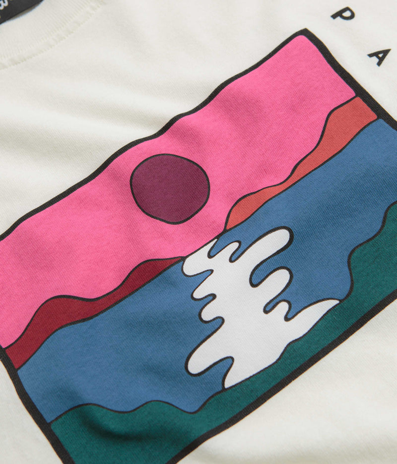 by Parra No Trespassing T-Shirt in Off White
