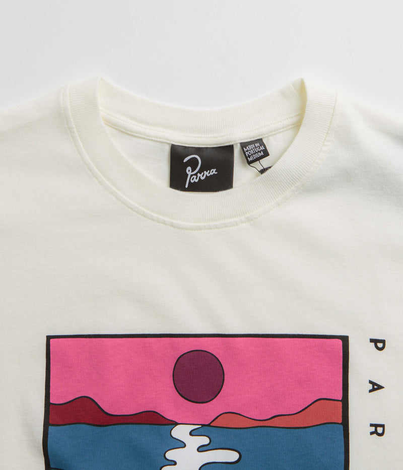by Parra No Trespassing T-Shirt in Off White