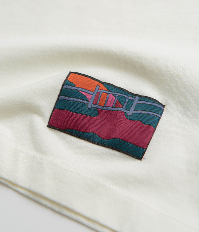 by Parra No Trespassing T-Shirt in Off White