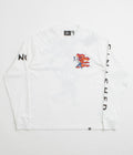 by Parra Not Finished Long Sleeve T-Shirt in White