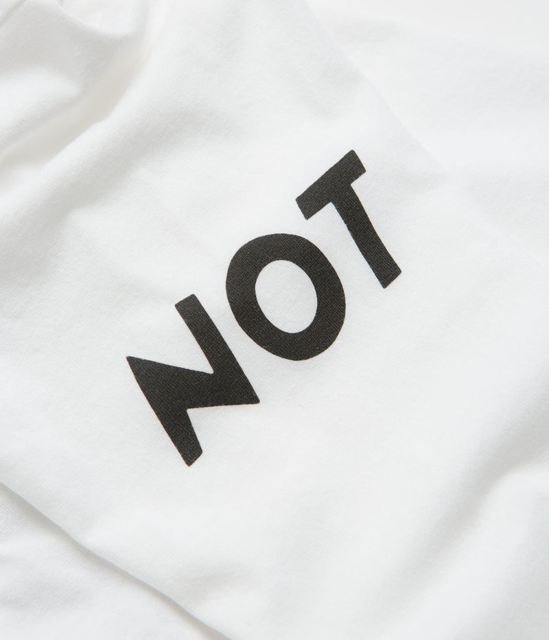 by Parra Not Finished Long Sleeve T-Shirt in White