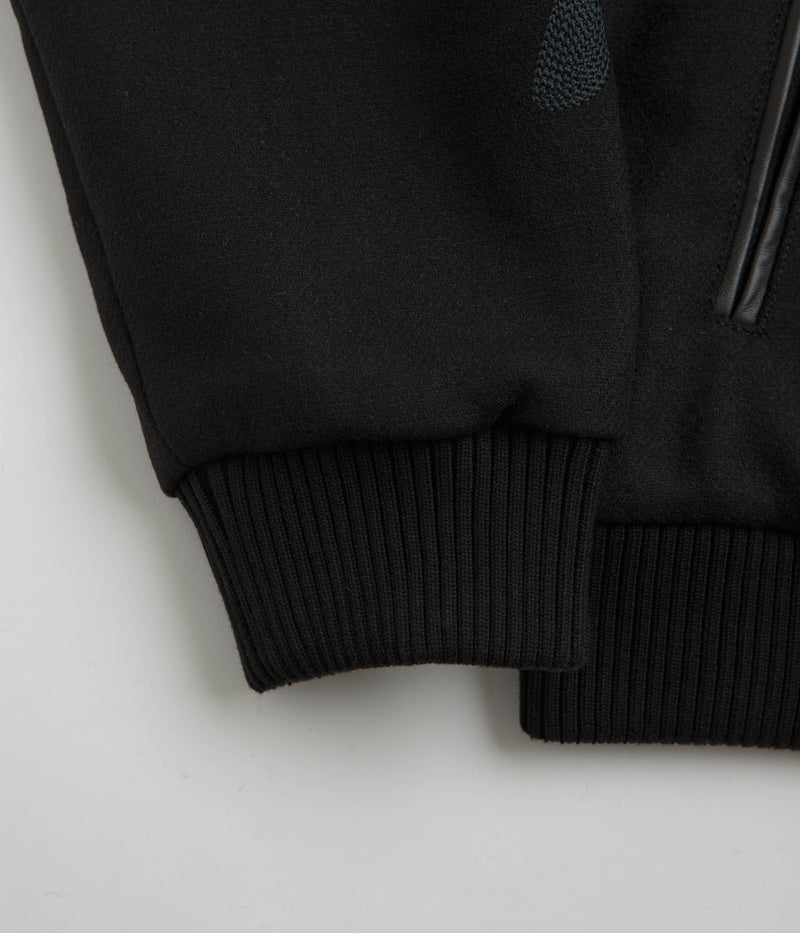 by Parra Not Movie Quality Varsity Jacket in Black