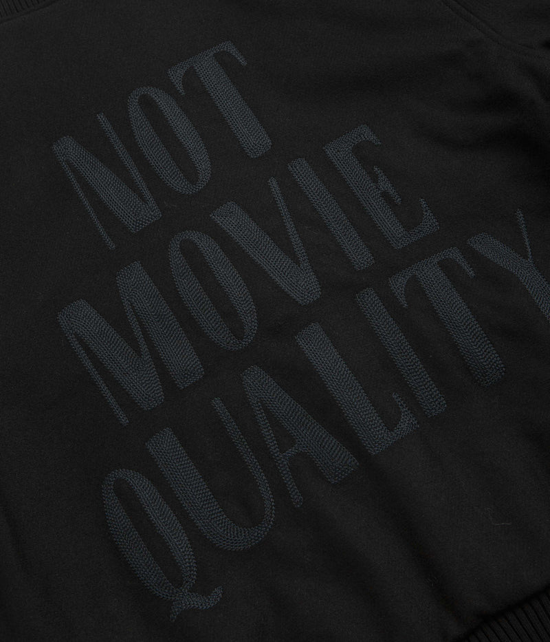 by Parra Not Movie Quality Varsity Jacket in Black