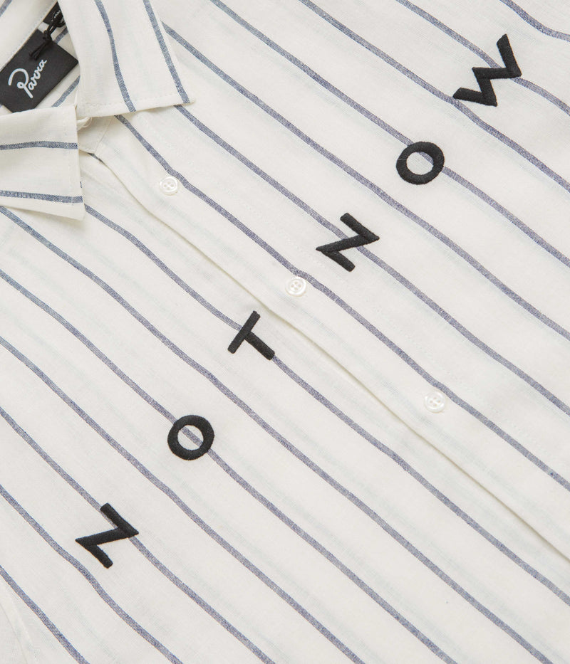 by Parra Not Now Shirt in White
