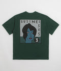by Parra Nothing Please T-Shirt in Pine Green