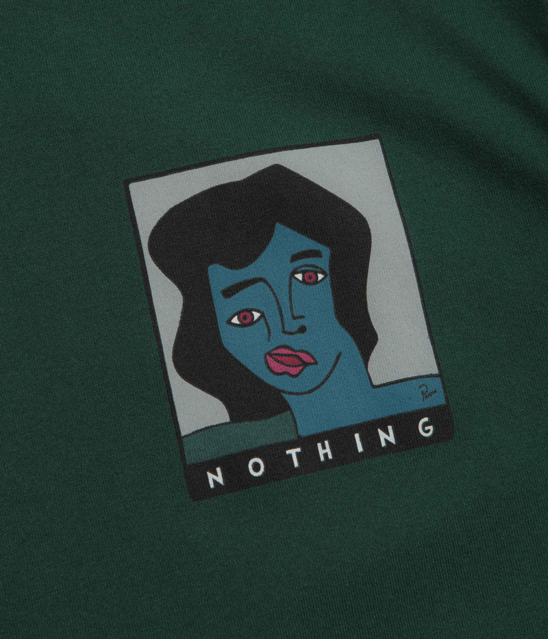 by Parra Nothing Please T-Shirt in Pine Green