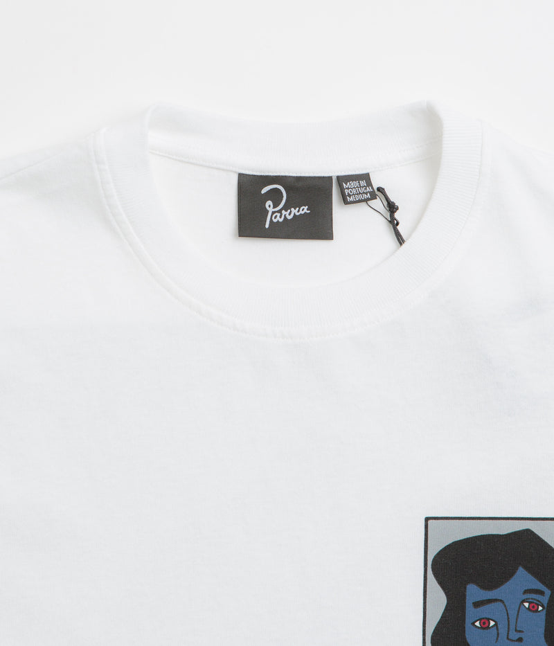 by Parra Nothing Please T-Shirt in White