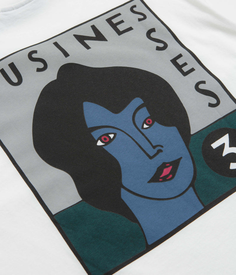 by Parra Nothing Please T-Shirt in White