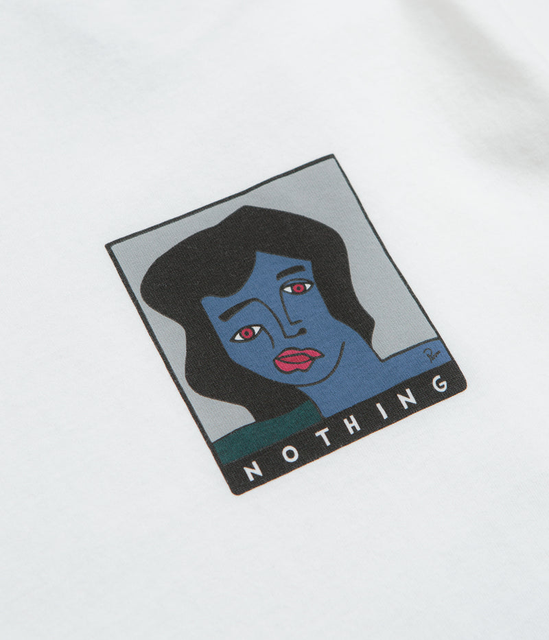 by Parra Nothing Please T-Shirt in White