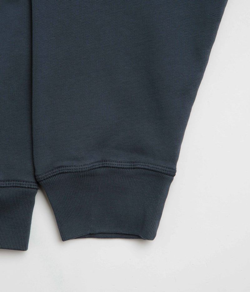 by Parra Oval Logo Hoodie in Washed Blue