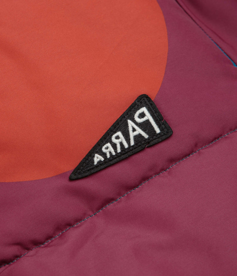 by Parra Protect The Sun Reversible Puffer Jacket in Brown