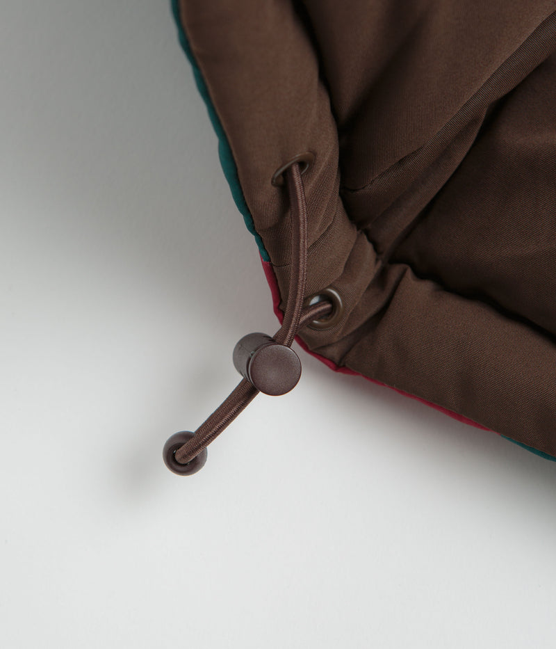 by Parra Protect The Sun Reversible Puffer Jacket in Brown
