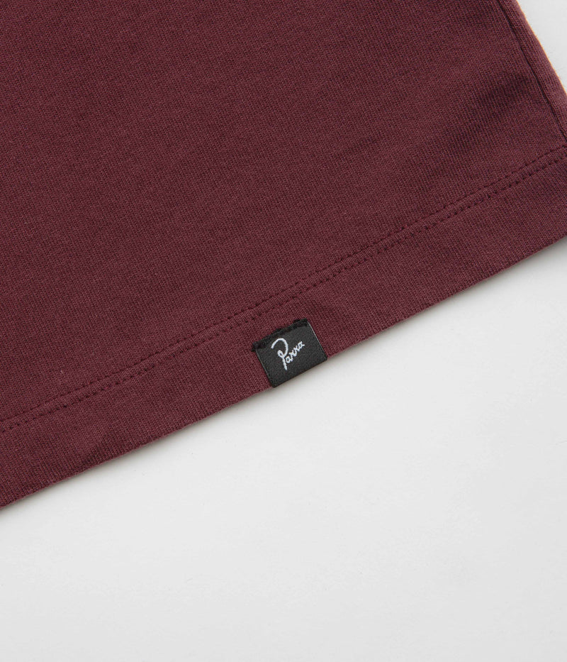 by Parra Protect The Sun T-Shirt in Dark Burgundy
