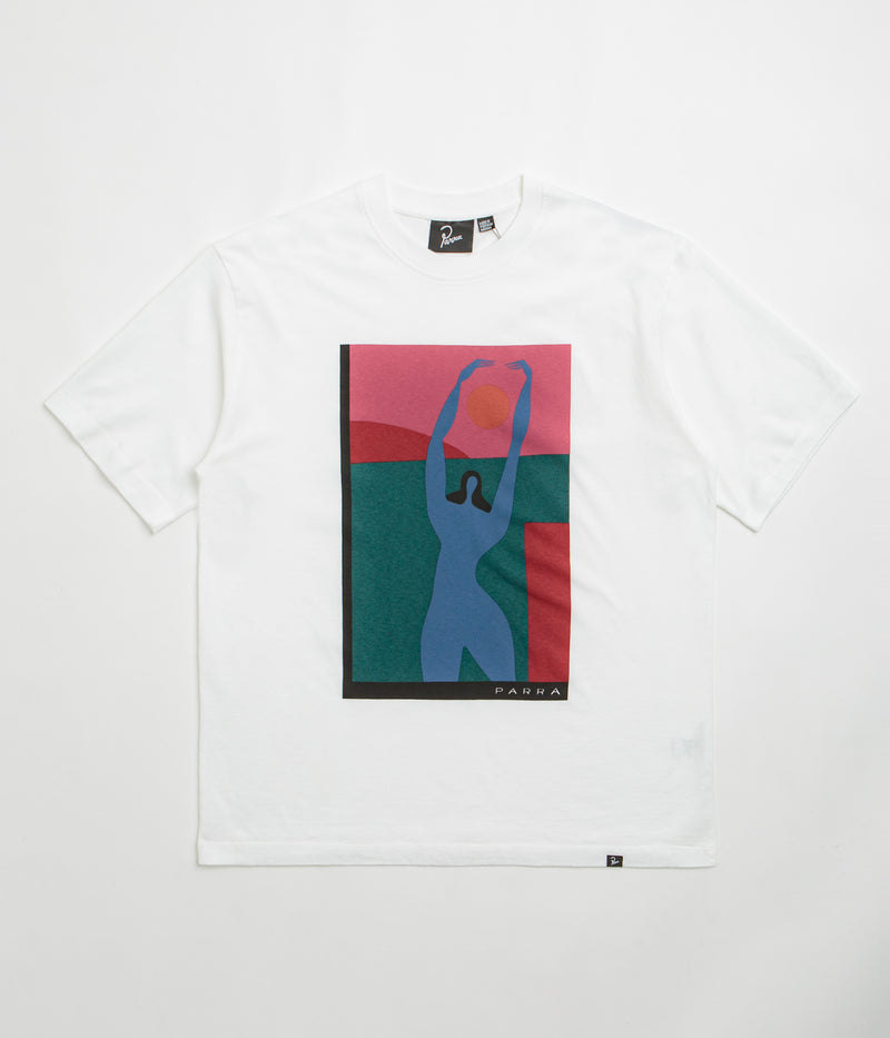 by Parra Protect The Sun T-Shirt in White