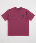 by Parra Repeat Pea T-Shirt in Dark Magenta