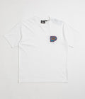 by Parra Repeat Pea T-Shirt in White