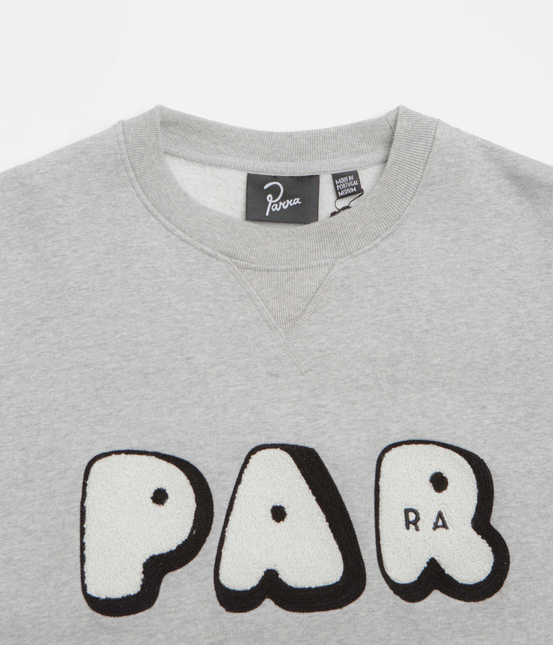 by Parra Rounded Par Crewneck Sweatshirt in Heather Grey