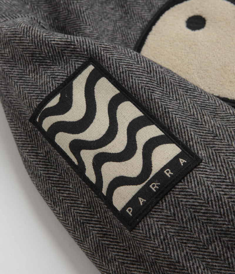 by Parra Rounded Par Varsity Jacket in Dark Grey