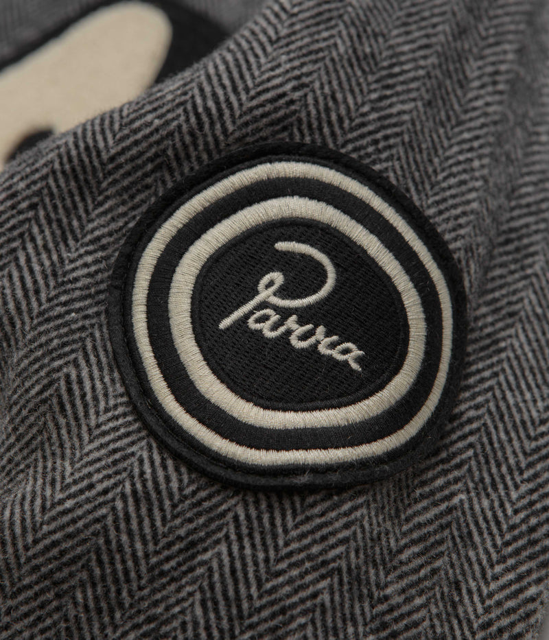 by Parra Rounded Par Varsity Jacket in Dark Grey