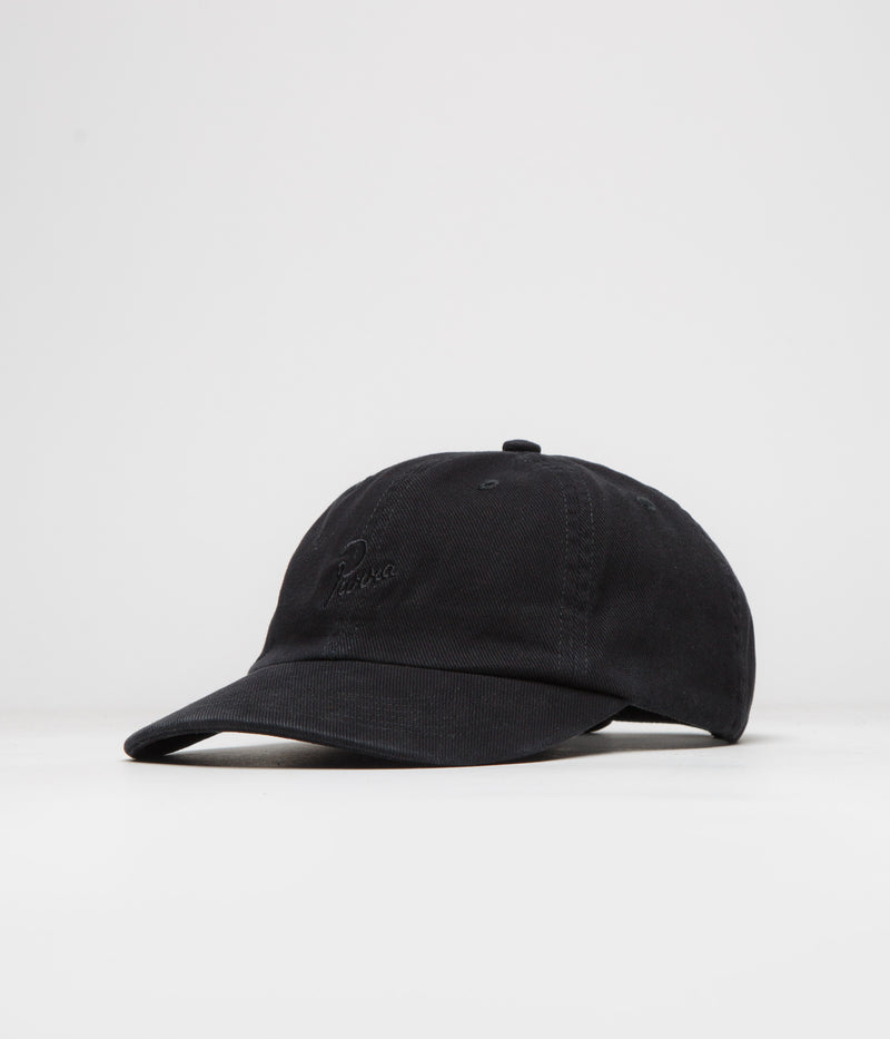 by Parra Signature Cap in Black and Black