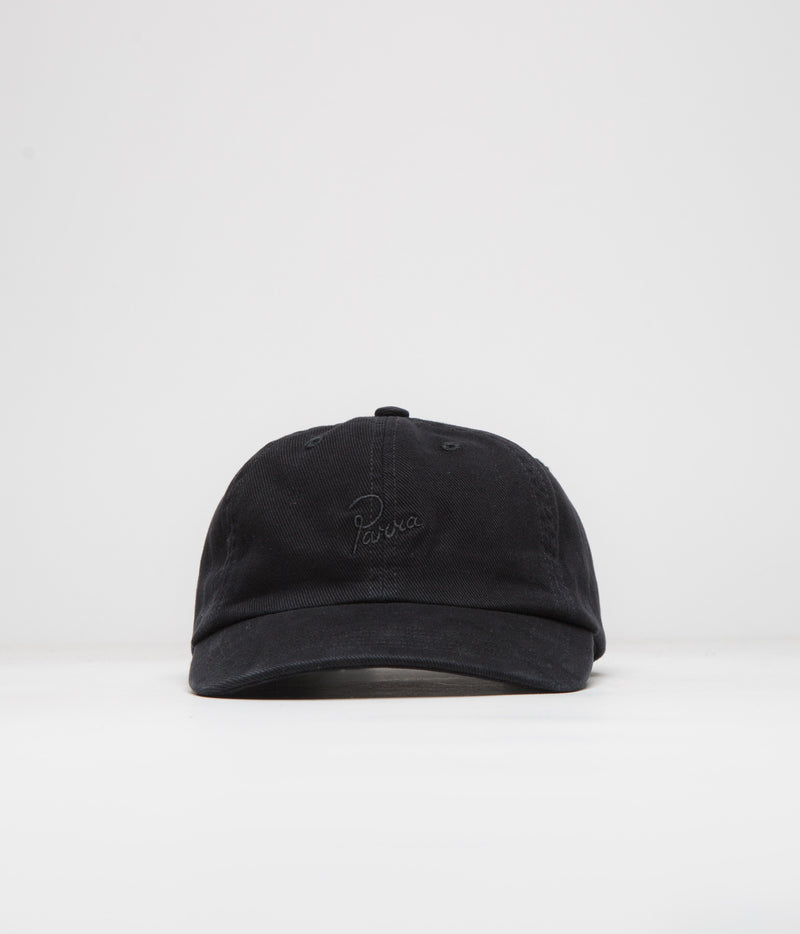 by Parra Signature Cap in Black and Black