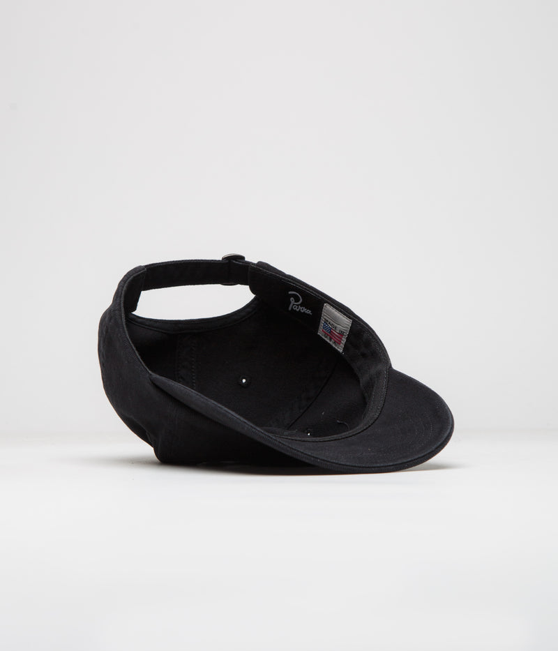 by Parra Signature Cap in Black and Black