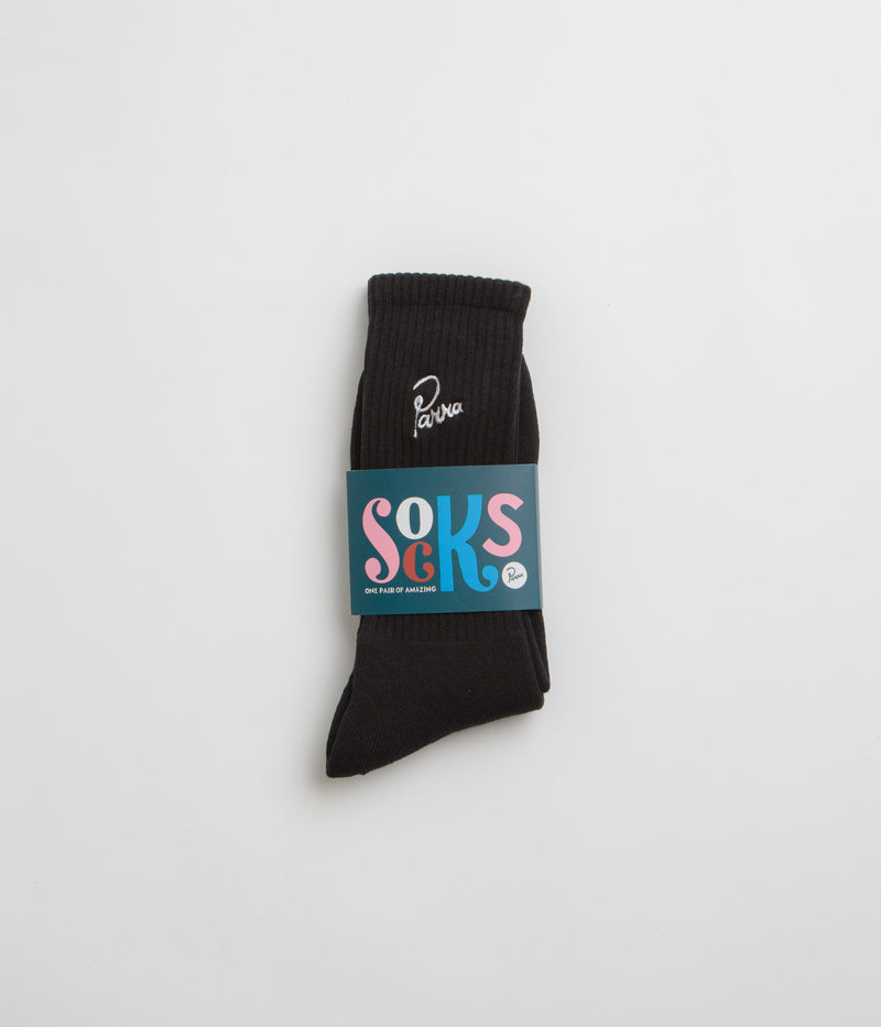 by Parra Signature Socks in Black