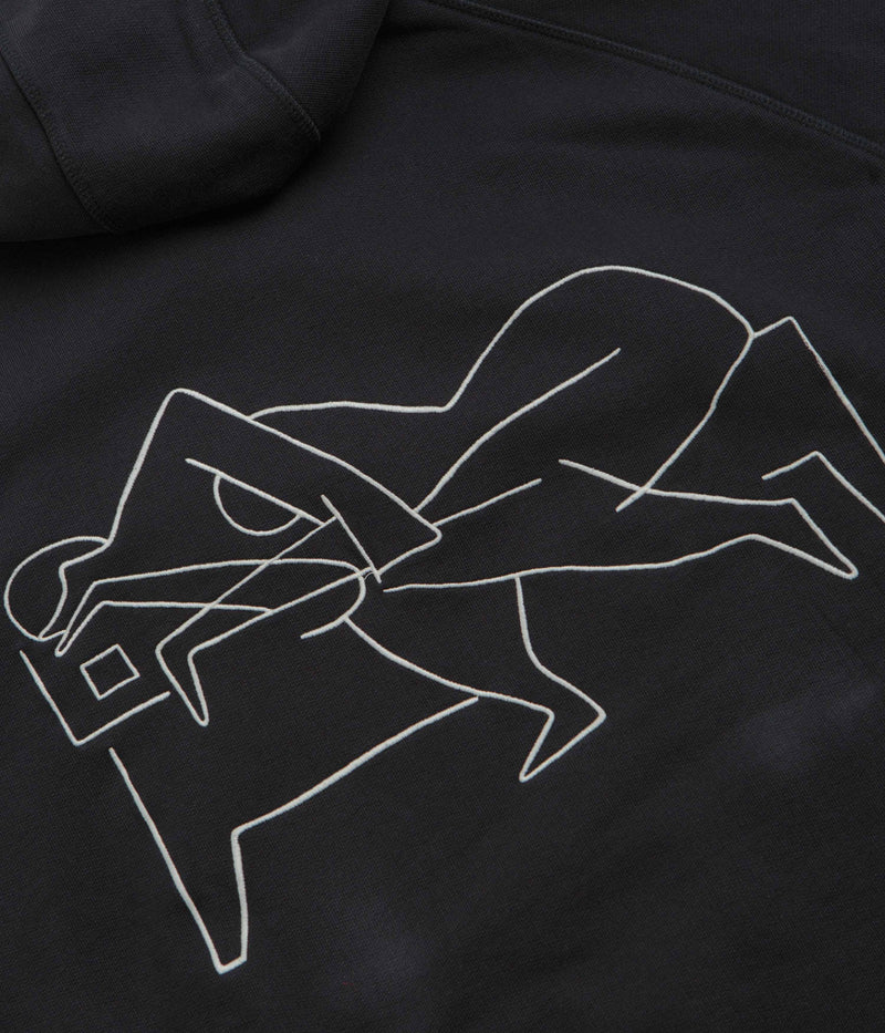 by Parra Sleep Now Hoodie in Black