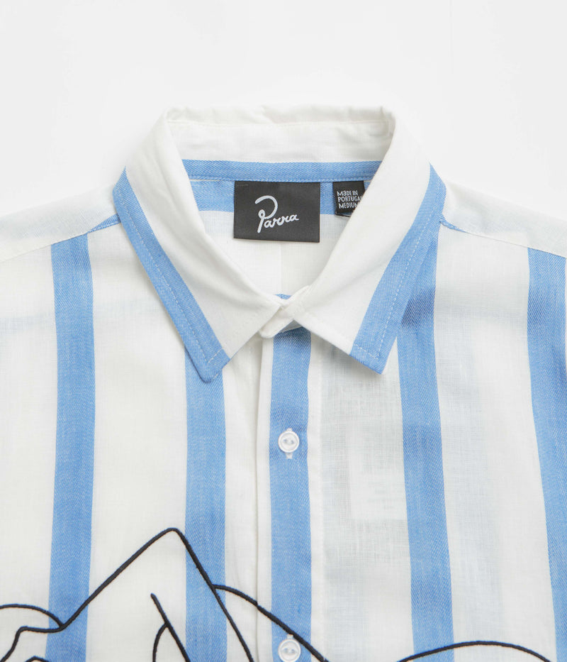 by Parra Sleep Now Short Sleeve Shirt in Blue