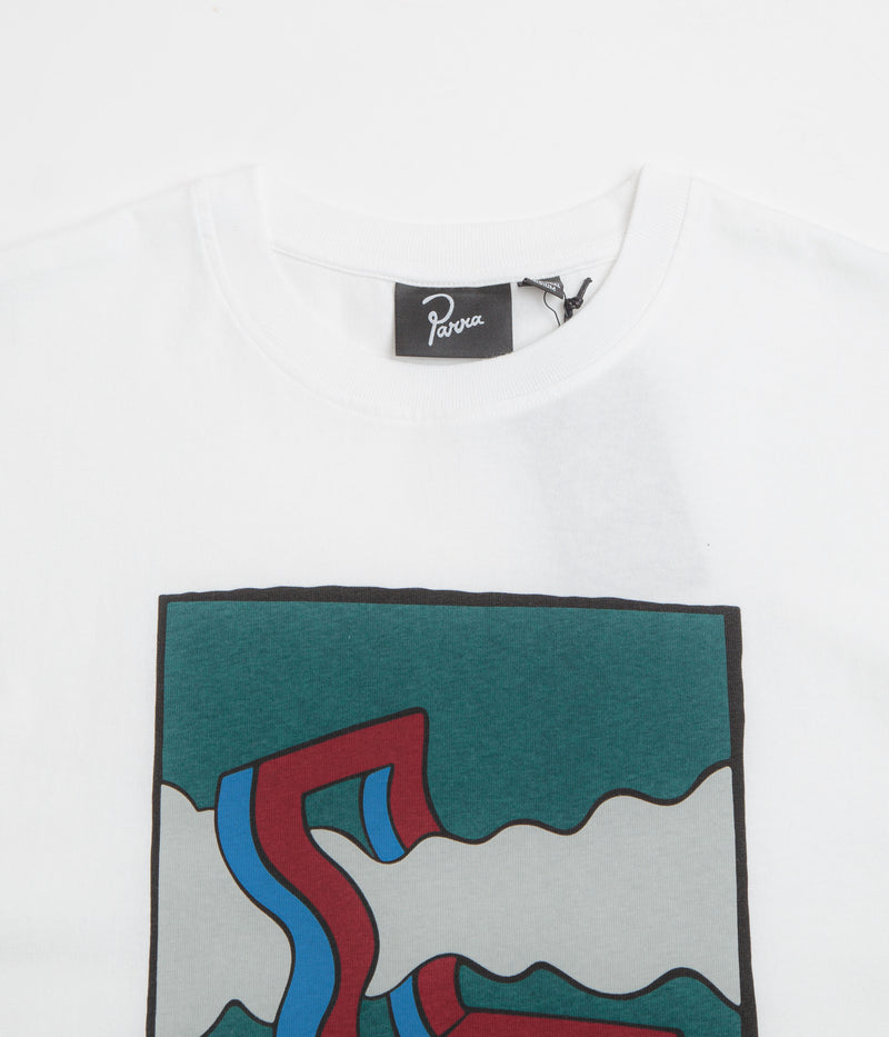 by Parra Smoke Chair T-Shirt in White